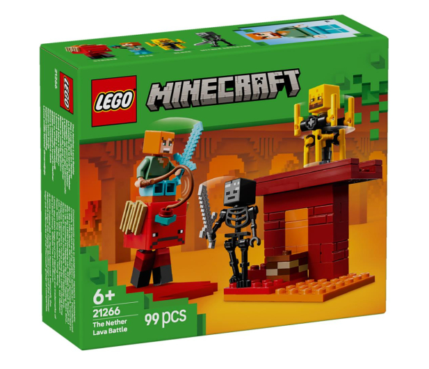 LEGO Minecraft 21266 Bitwa na moście Netheru - 1283659 - zdjęcie 2